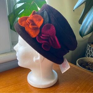 PARKHURST Wool Cloche Hat NWT